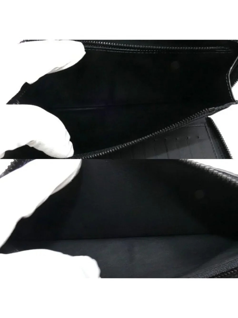 Louis Vuitton Zippy Wallet Vertical Zip Around Monogram Taurillon Black